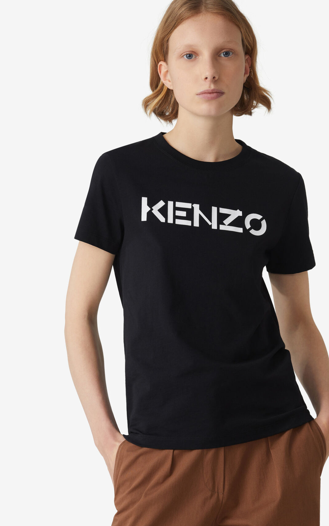 Kenzo Logo Póló Női Fekete | ID.985429